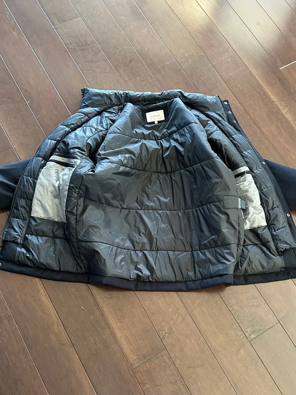 Bugatchi Water Repellent Twill Jacket with Bib Size L